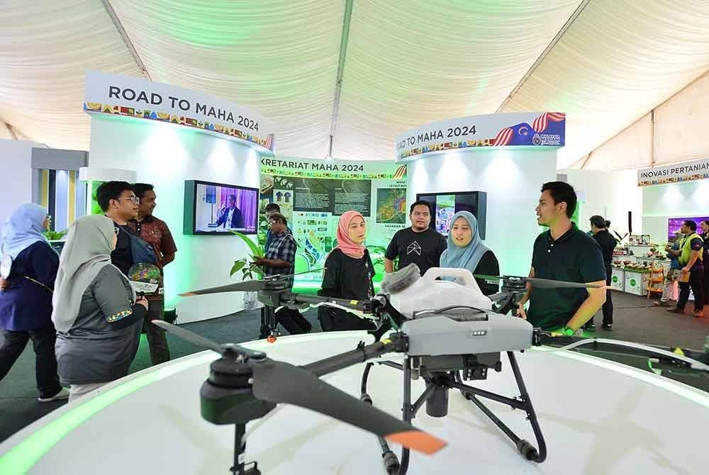 Antara teknologi yang dipamerkan sempena Road to MAHA 2024 di Kota Raja, Klang.