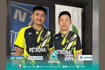 Aaron (kanan) dan Khai Xing akan melalui proses tertentu sebelum didedahkan dengan kejohanan lebih besar. Foto FB BAM