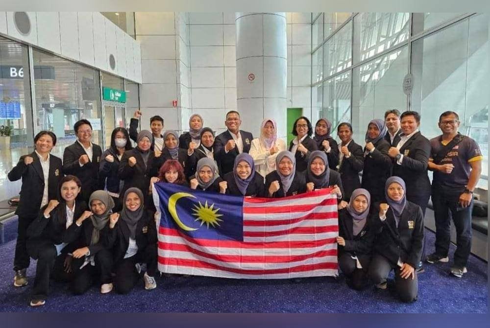 Pasukan besbol wanita negara berlepas ke Hong Kong untuk menyertai Liga Asia.