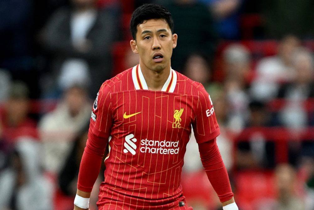 Endo kelihatan kurang gembira apabila dimasukkan sebagai pemain gantian pada penghujung perlawanan aksi menentang Brentford, Ahad lalu. Foto Agensi