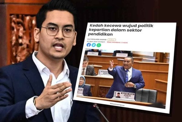 Laporan Sinar Harian pada Isnin.