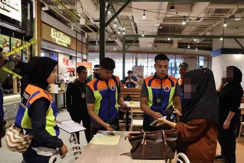 Operasi melibatkan premis perniagaan tidak mempunyai lesen perniagaan, menggajikan warga asing serta melanggar syarat lesen ditetapkan DBKL. Foto DBKL