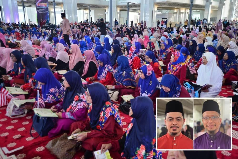 Program yang bertemakan 'Jiwa Merdeka: Memaknai Rukun Negara' itu mengambil panduan daripada surah al-Jumu'ah dan al-Hujurat. (Gambar kecil: Amin, Fazrul)