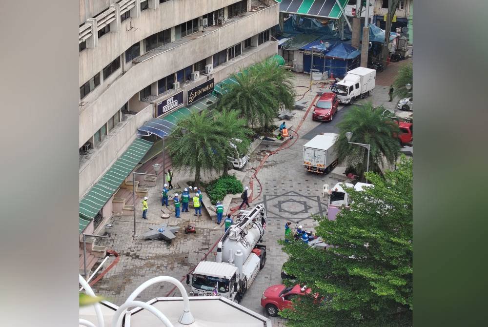 Pencarian mangsa tanah jerlus di Jalan Masjid India, Kuala Lumpur diteruskan di lokasi sekitarnya.