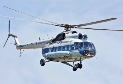 Sebuah helikopter Mi-8 yang membawa 22 orang hilang pada Sabtu di Semenanjung Kamchatka. Gambar hiasan 