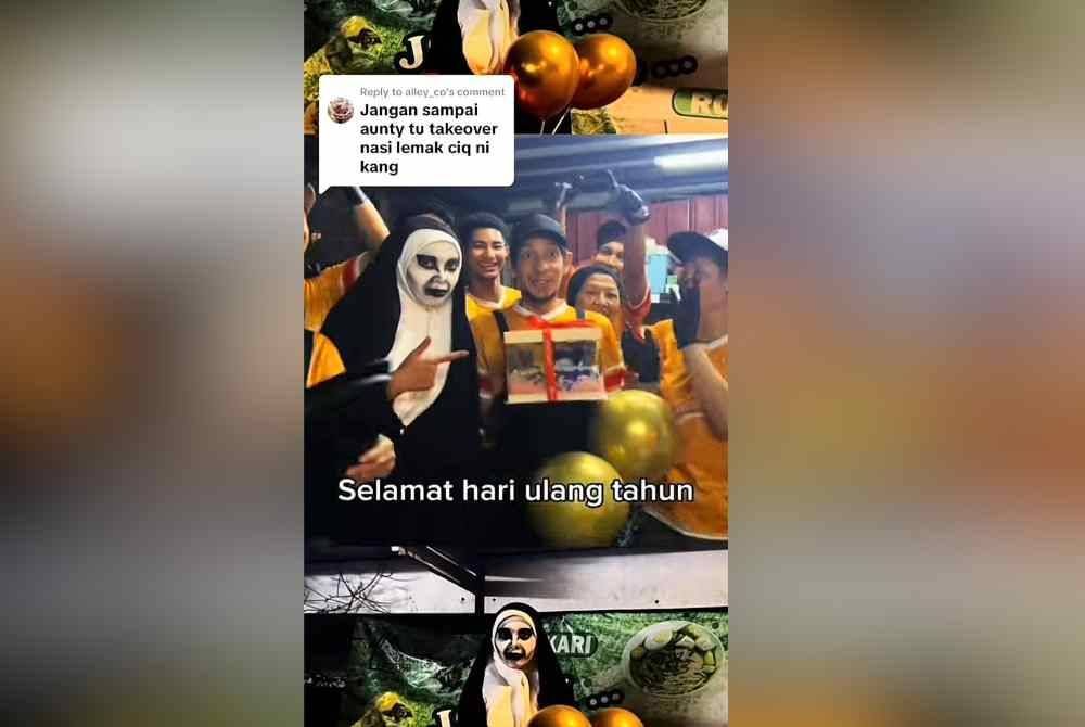 Tangkap layar bahagian kedua kejutan ulang tahun.