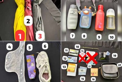 Orang ramai kini boleh membuat tuntutan barangan yang tertinggal atau tercicir di Floria Diraja Putrajaya 2024 bermula 3 September hingga 8 September 2024. - Foto FB Perbadanan Putrajaya