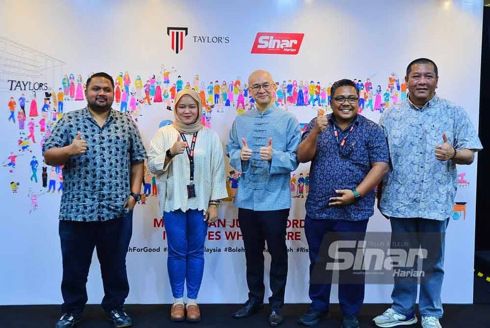 Dari kiri Airol Fadley, Farah, Ben Foo, Zamri dan Nik Justin.