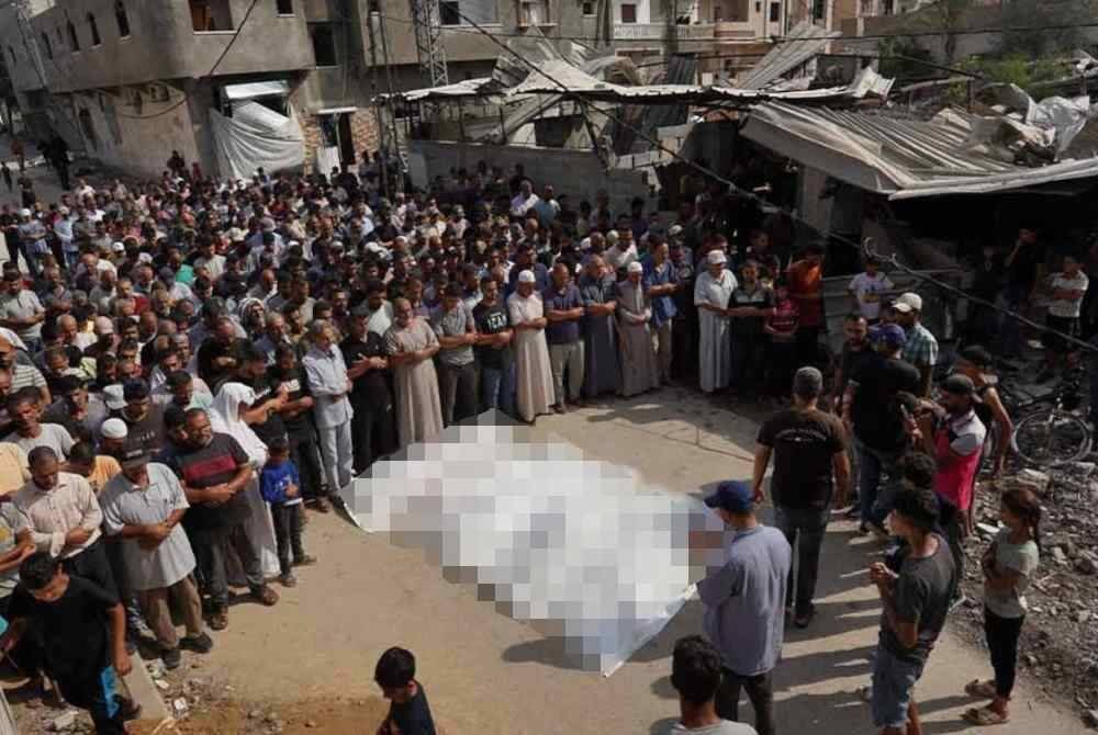 Jumlah keseluruhan kematian rakyat Palestin kini mencecah 40,939 sejak 7 Oktober tahun lepas. Foto AFP
