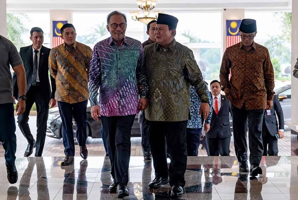 Anwar dan Prabowo pada bertekad untuk meningkatkan hubungan serumpun dua hala antara kedua-dua negara. Foto Facebook Anwar Ibrahim