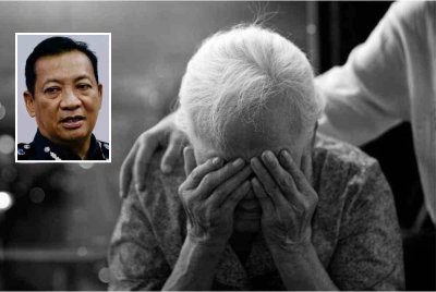 Seorang pesara guru kerugian RM311,810 selepas menjadi mangsa penipuan individu yang menyamar sebagai pegawai Tenaga Nasional Berhad (TNB) dan polis. Gambar hiasan. Gambar kecil: Yahaya