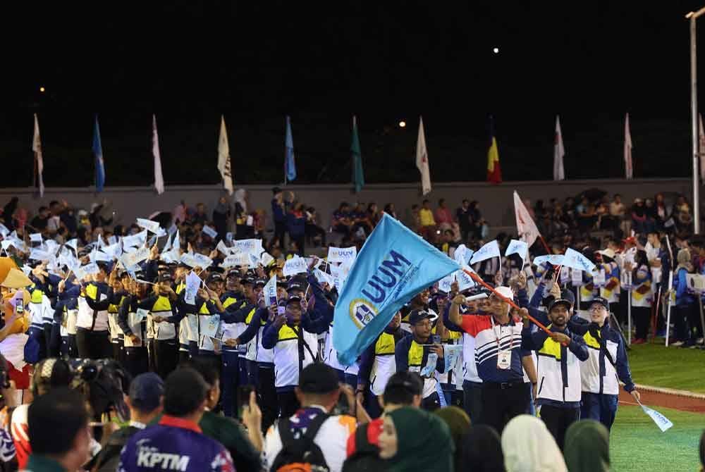 Kontinjen tuan rumah SUKIPT 2024 iaitu UUM antara kontinjen yang paling ramai menampilkan atlet untuk bertanding dengan kekuatan lebih 300 atlet.