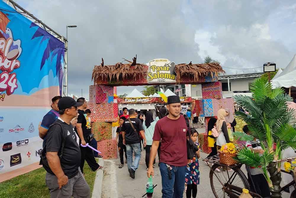 Pasar Saloma antara menjadi tarikan pengunjung Festival Selangor@Batu Laut.