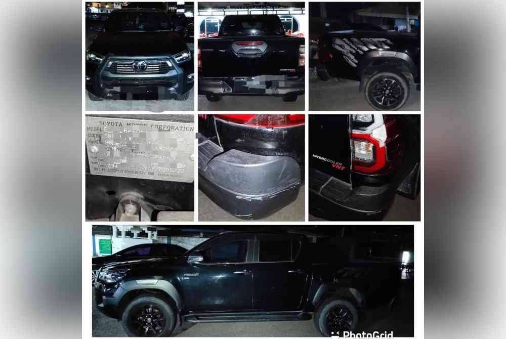 Kenderaan yang dirampas bagi membantu siasatan.