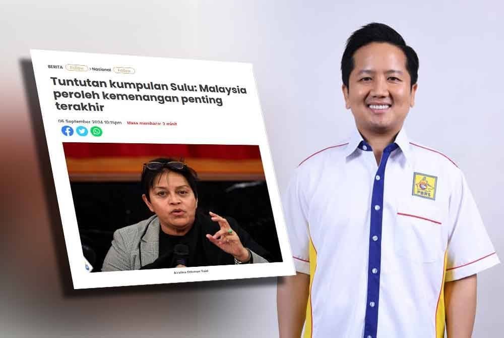 Laporan Sinar Harian (kiri), Arthur Joseph Kurup