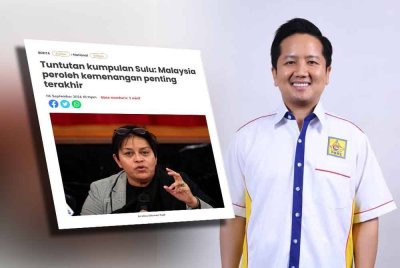 Laporan Sinar Harian (kiri), Arthur Joseph Kurup