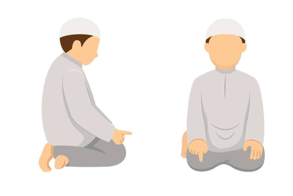 FUQAHA Syafi’iyyah berijtihad bahawa jari diturunkan setelah selesai kedua-dua salam, iaitu apabila salam selesai diucapkan maka doa juga dianggap selesai. -Foto: Canva