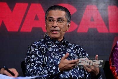 Syed Ibrahim ketika menjadi panelis dalam Wacana Sinar edisi 455 'Gabung agensi dan Cabaran Reformasi' yang berlangsung di Kompleks Kumpulan Karangkraf di sini pada Rabu. Foto Sinar Harian-ASRIL ASWANDI SHUKOR.