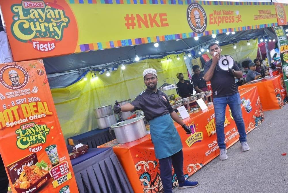 Suasana di reruai yang turut serta di RASA Layan Curry Fiesta 2024 X HAVOC Festival pada Sabtu lalu.