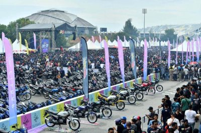 Himpunan RXZ Members 5.0 yang berlangsung Litar Permotoran Terengganu, Kompleks Sukan Gong Badak di Kuala Nerus. Foto UPDI
