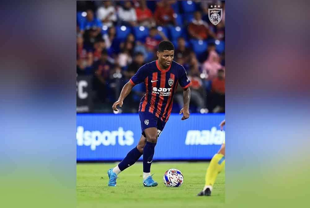 Debut Obregon ketika menghasilkan dua gol.Foto FB Johor Southern Tigers