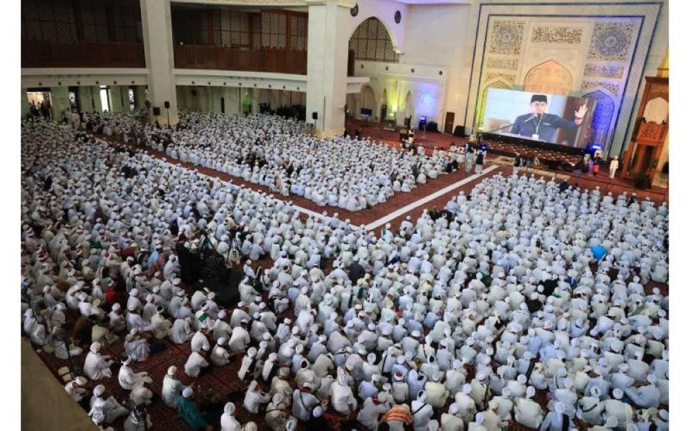 Seramai 23,000 pelajar tahfiz hadir memeriahkan Himpunan 23k Huffaz Malaysia pada tahun lalu.