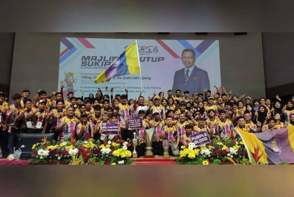 UiTM berjaya mengutip 38 emas, 20 perak dan 39 gangsa pada SUKIPT 2024.