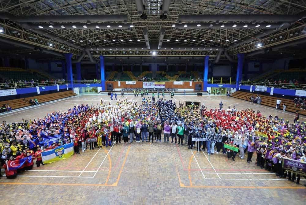 Sebanyak 11 sekolah bertanding dalam NATCOM 2024 di Stadium Sultan Abdul Halim, di Alor Setar.
