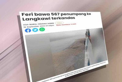 Laporan Sinar Harian pada Isnin.