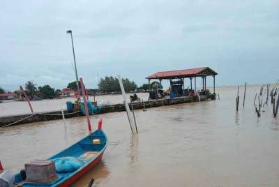 Lokasi mangsa dikatakan terjatuh. Foto JBPM