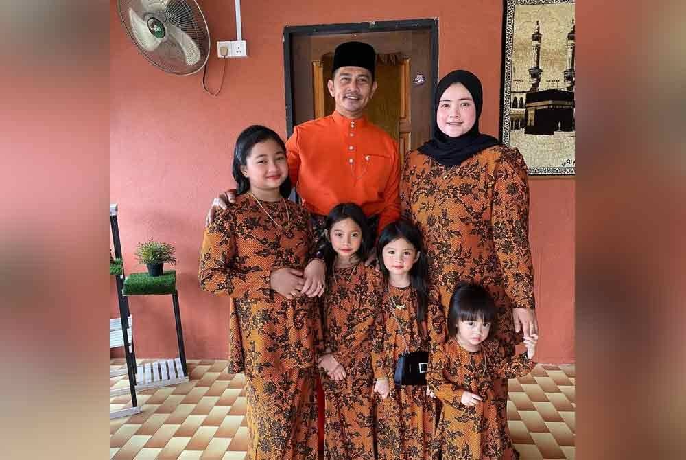 Fizz dan Almy bersama anak-anak mereka.