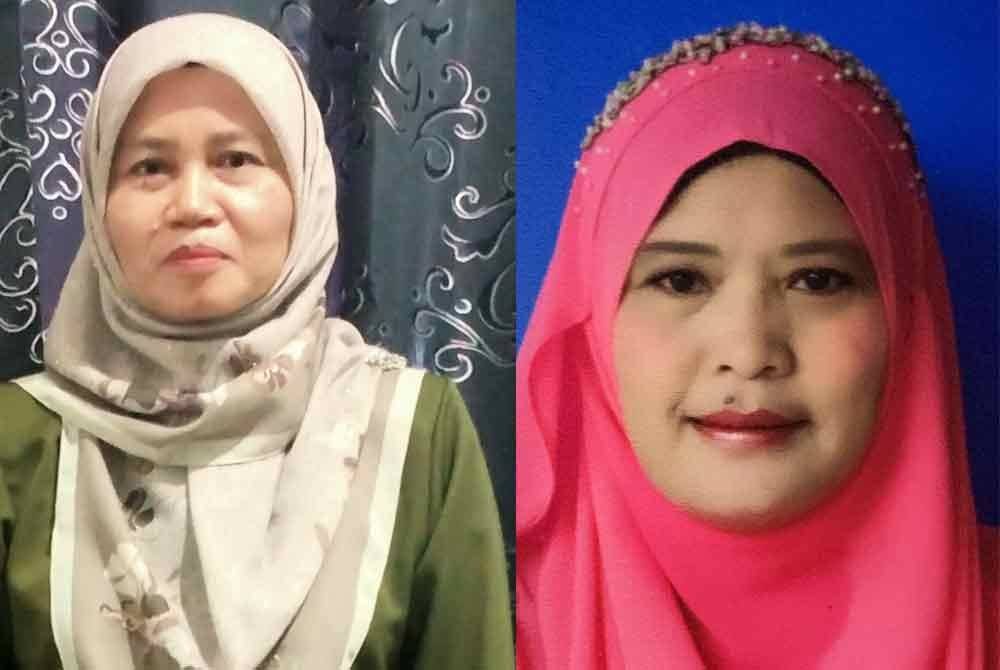 Sarima (kiri) dan Rosnah.