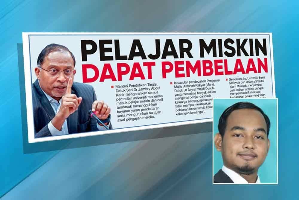 Laporan muka depan Sinar Harian pada Jumaat. Gambar kecil: Imran