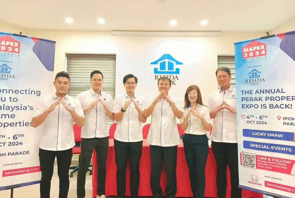Rehda Perak mempamerkan 5,000 hartanah dengan nilai lebih RM3 bilion sempena Mapex barisan jawatankuasa Mapex Perak yang bakal berlangsung pada 4 hingga 6 Oktober ini di Ipoh Parade.