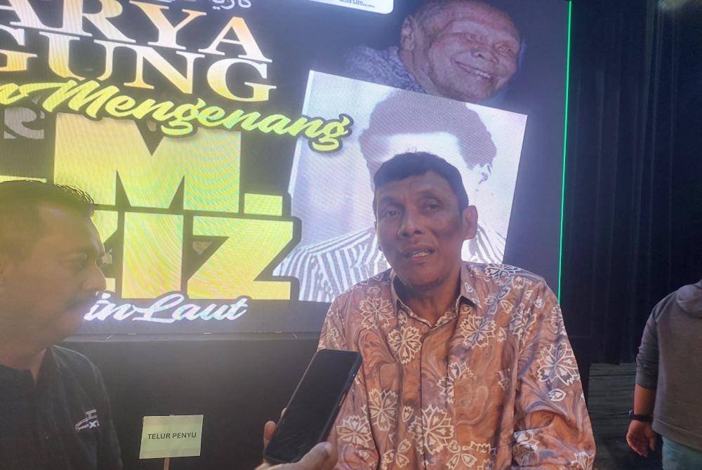 Rosnan ketika ditemui selepas program Malam Mengenang J.M Aziz Pengantin Laut di Auditorium JKNN Terengganu.