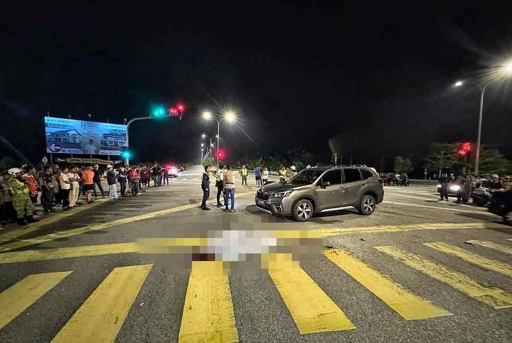 Mangsa disahkan meninggal dunia di lokasi kejadian oleh pegawai perubatan.