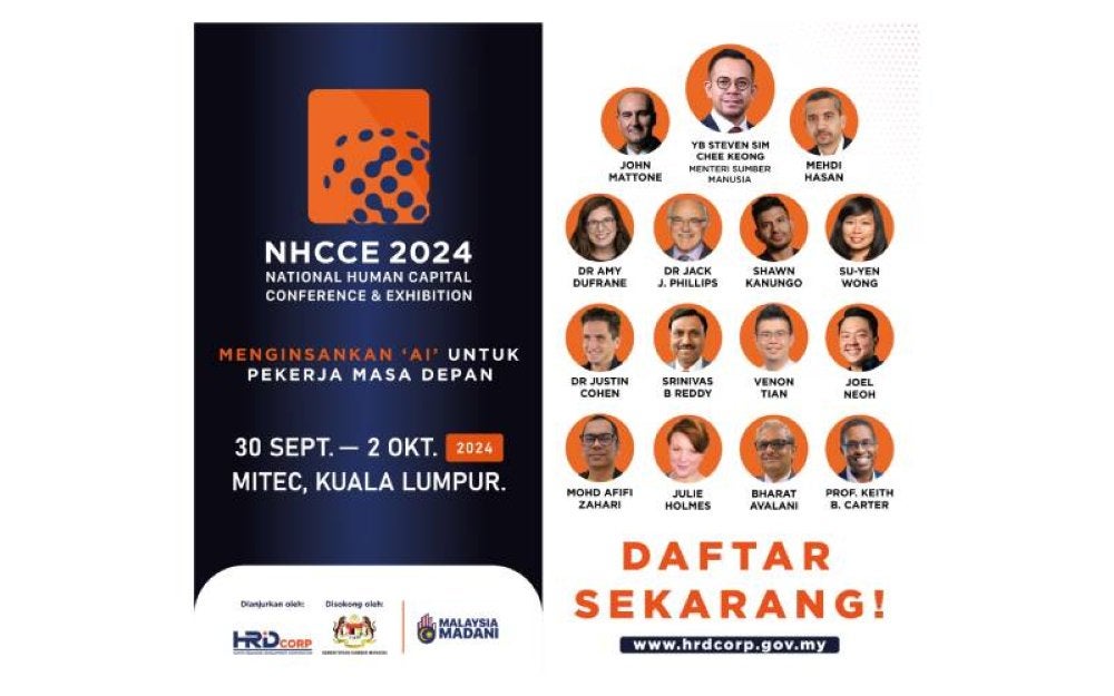 Daftarlah segera untuk hadir ke pameran modal insan terbesar Malaysia dengan pelbagai aktiviti menarik menerusi laman sesawang https://form.evenesis.com/ NHCCE2024/visitor.