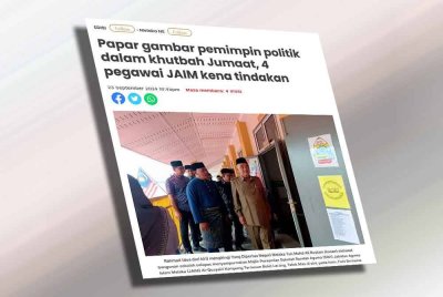 Laporan Sinar Harian.
