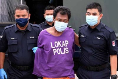 Mohamed Azam didakwa membunuh ibunya di sebuah rumah di Pasir Penambang, Kuala Selangor pada 15 Januari 2022. Foto fail Bernama