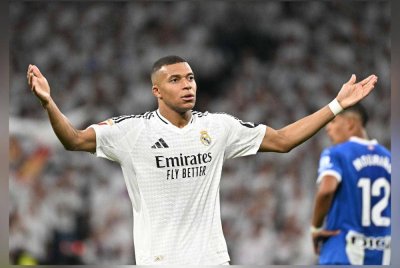 Menjelang pertembungan 'derbi' antara Real Madrid dan Atletico Madrid Ahad ini, terdapat peminat mula menyatakan rasa bimbang terhadap situasi Mbappe. Foto AFP