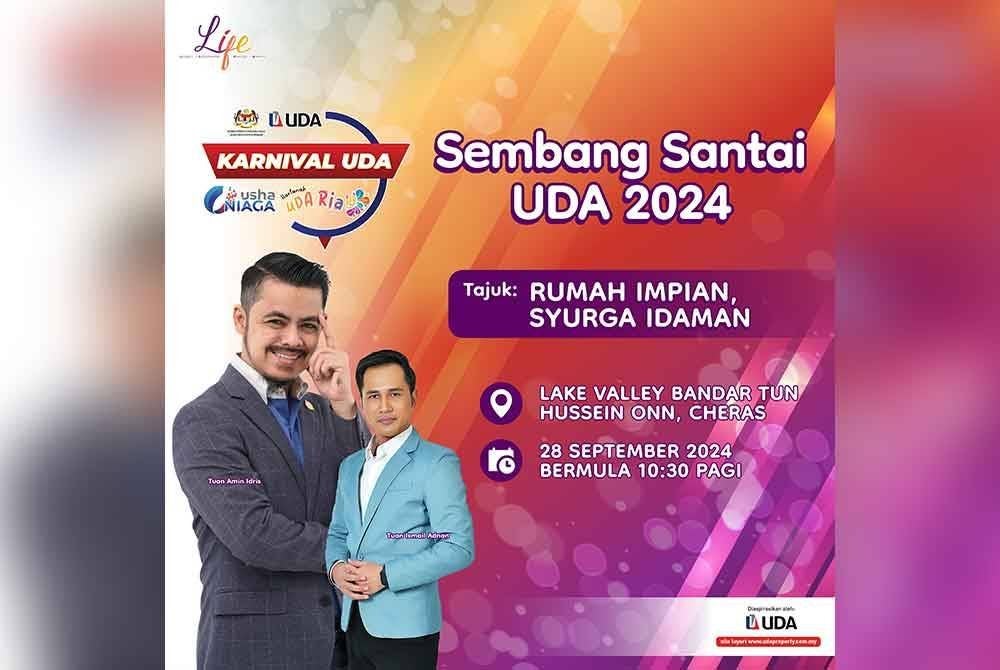 Poster Sembang Santai UDA 2024.