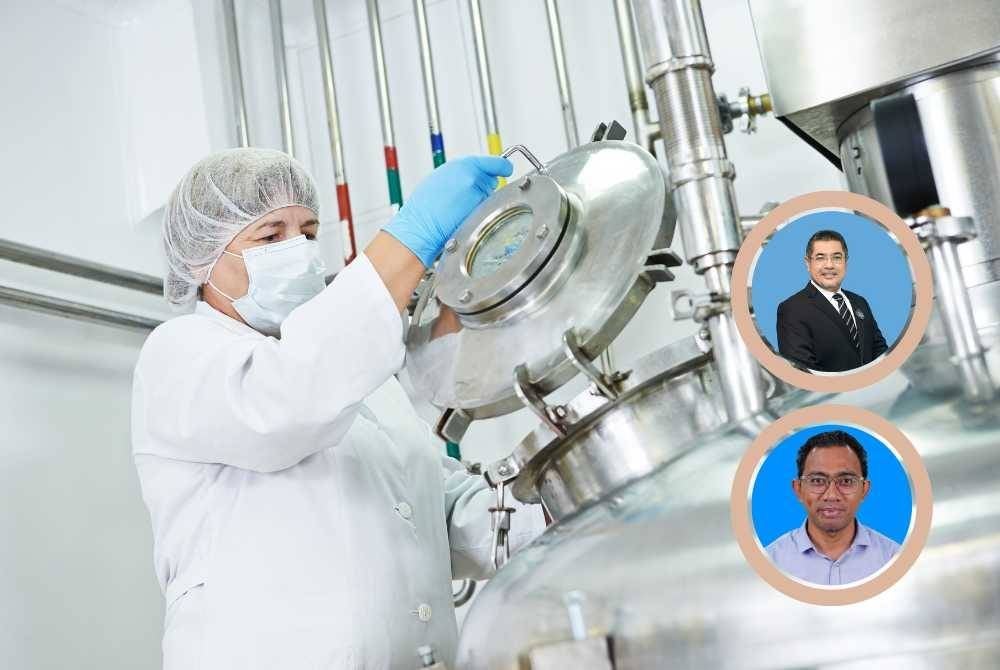 
INDUSTRI halal tidak terhad kepada sektor makanan sahaja, tetapi meliputi pelbagai bidang lain seperti kosmetik, farmaseutikal, logistik dan perkhidmatan kewangan. -Gambar kecil: DR HASIM (kanan, atas) & DR ROSSIDI