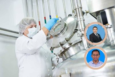 
INDUSTRI halal tidak terhad kepada sektor makanan sahaja, tetapi meliputi pelbagai bidang lain seperti kosmetik, farmaseutikal, logistik dan perkhidmatan kewangan. -Gambar kecil: DR HASIM (kanan, atas) & DR ROSSIDI