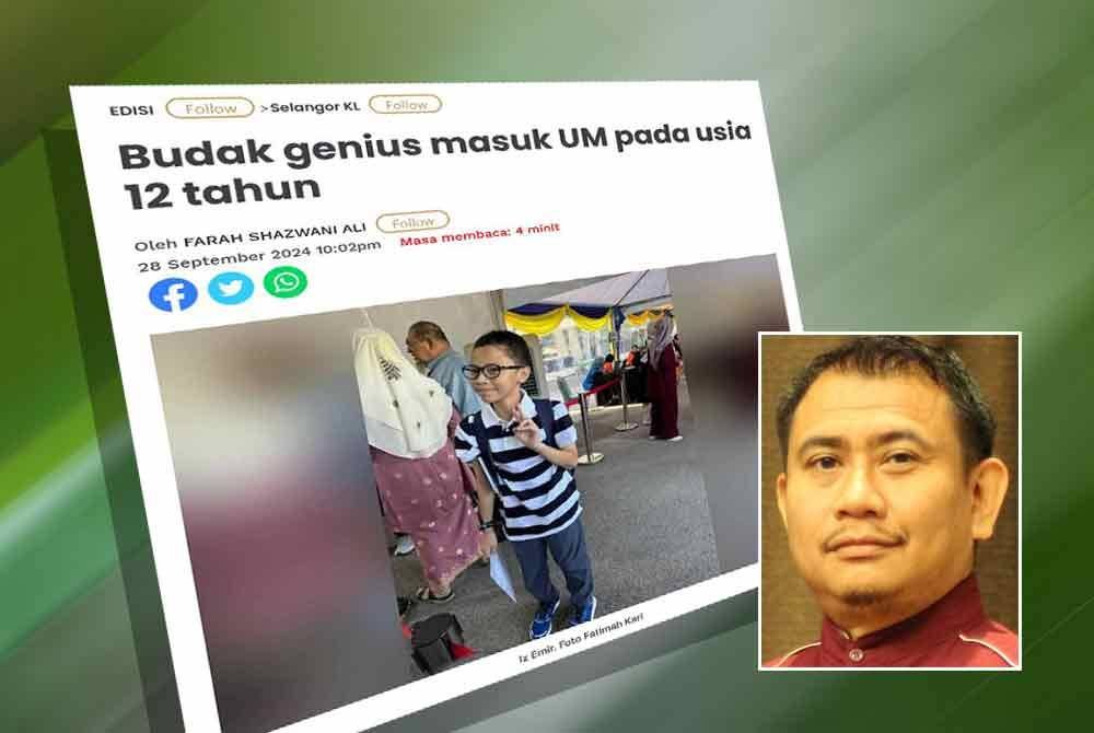 Laporan Sinar Harian. Gambar kecil: Zulfikar
