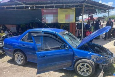 Kenderaan yang dinaiki suspek ini dilaporkan hilang di Alor Setar. Foto PDRM