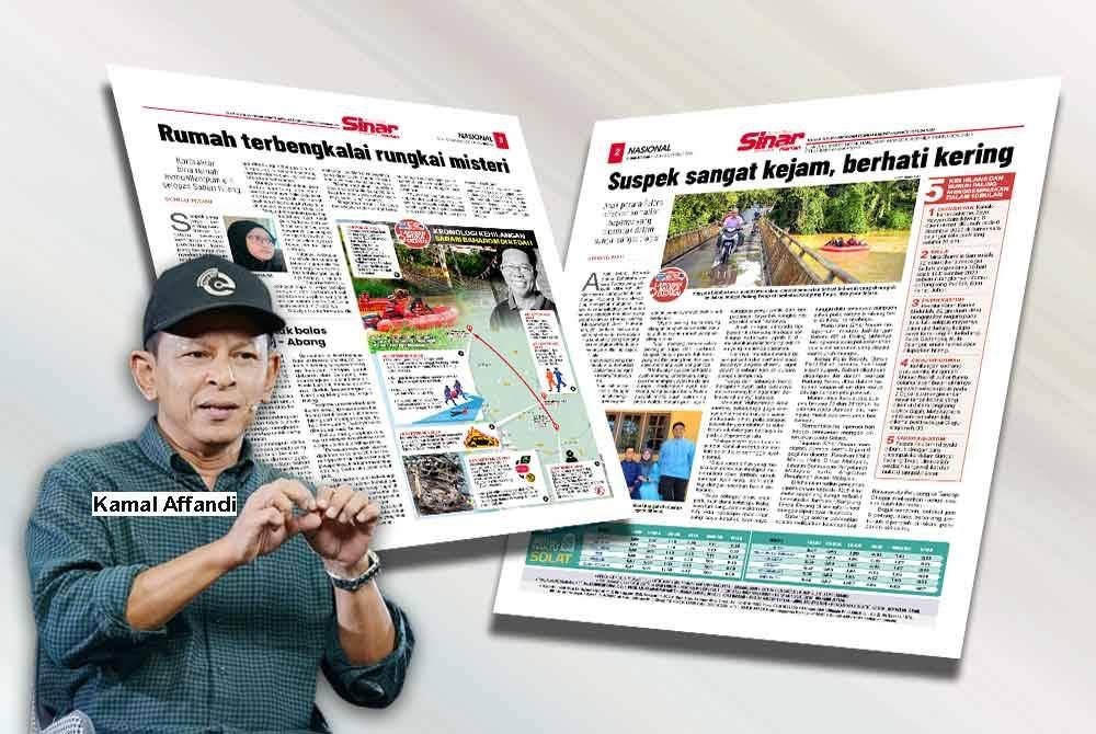 Laporan Sinar Harian pada Rabu.