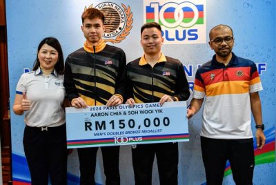 Aaron- Wooi Yik dan Zii Jia menerima ‘durian runtuh’ atas kemenangan pingat gangsa Sukan Olimpik Paris 2024 baru-baru ini.