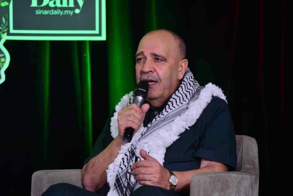 Walid ketika hadir program 'The Palestinian Diaries: A Day of Culture, Stories and Solidarity anjuran Sinar Daily di Kumpulan Karangkraf, pada Selasa.