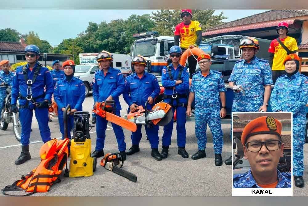 Seramai 81 pegawai dan 429 anggota APM Pulau Pinang bersiap siaga menghadapi Monsun Timur Laut.