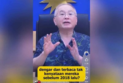 Tangkap layar rakaman video Ka Siong mengulas mengenai podcast antara Rafizi dan See-To yang disiarkan minggu lalu.